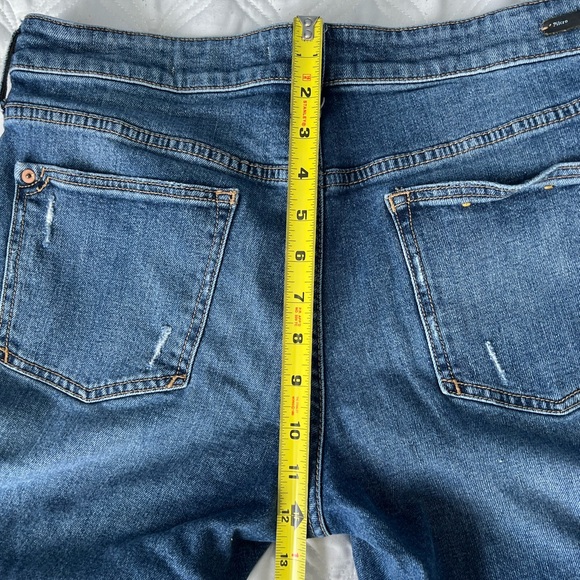 Pilcro and the Letterpress Anthropologie Slim Boyfriend Blue Denim Jeans - 30 - Picture 11 of 14